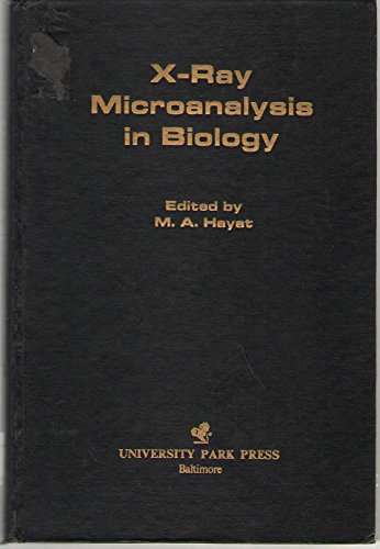 9780839115113: X-ray microanalysis in biology