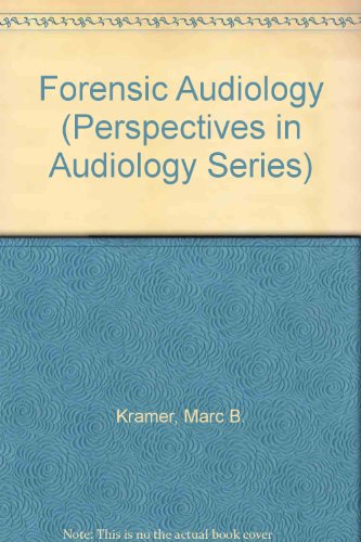 Stock image for Forensic Audiology for sale by Better World Books