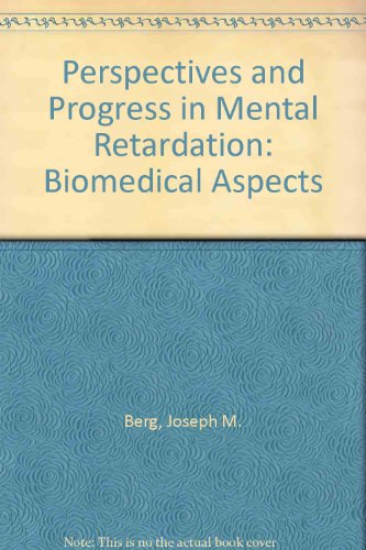 Stock image for Perspectives and Progress in Mental Retardation for sale by Better World Books