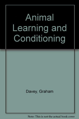 Animal Learning and Conditioning (9780839141495) by Davey, Graham