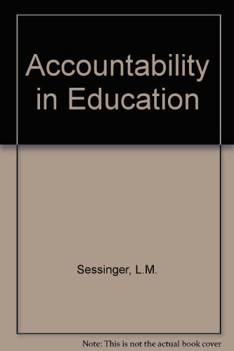 Beispielbild fr Accountability in Education zum Verkauf von Better World Books