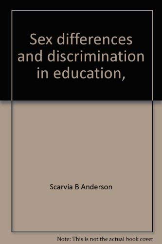 Stock image for Sex Differences and Discrimination in Education for sale by The Bookseller