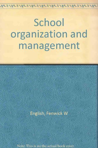 Stock image for School organization and management for sale by dsmbooks
