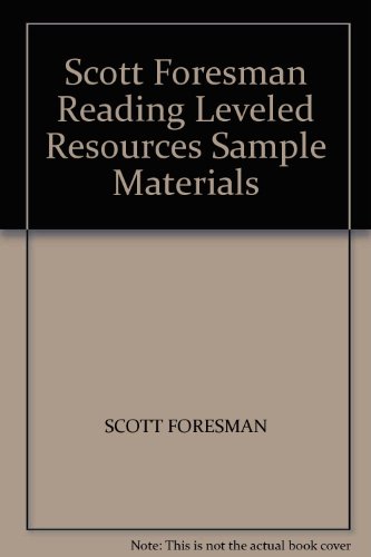 9780840012975: Scott Foresman Reading Leveled Resources Sample Materials