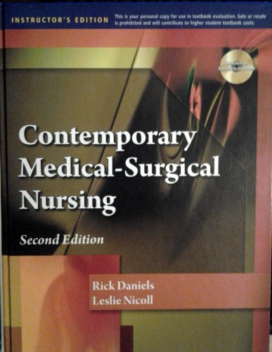 Beispielbild fr Contemporary Medical Surgical Nursing[Instructor's Ed. of 2nd ed. zum Verkauf von ThriftBooks-Dallas