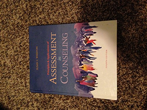 Beispielbild fr Principles and Applications of Assessment in Counseling, 4th Edition zum Verkauf von BooksRun