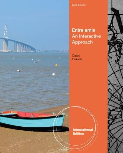 9780840028952: Entre Amis, International Edition