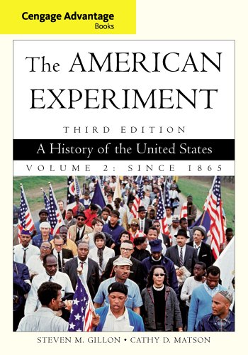 Stock image for Cengage Advantage Books: The American Experiment: A History of the United States, Volume 2: Since 1865 for sale by SecondSale