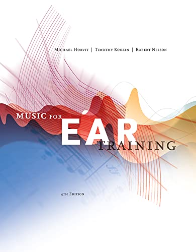 Imagen de archivo de Music for Ear Training (with Premium Website Printed Access Card) a la venta por HPB-Red