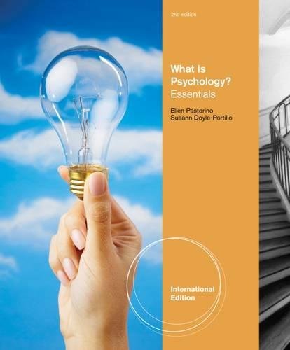 Stock image for What is Psychology?: Essentials, International Edition for sale by Book Deals