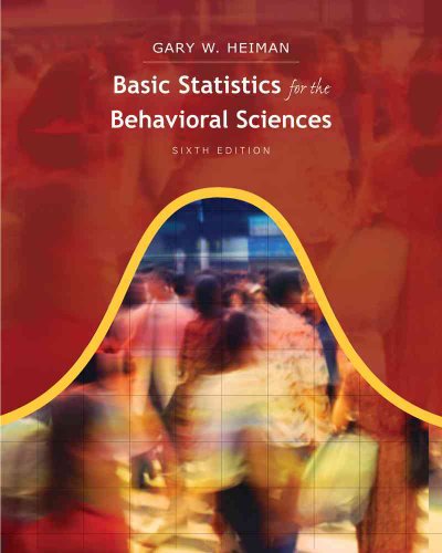 Stock image for Basic Statistics for the Behavioral Sciences for sale by Once Upon A Time Books