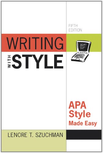 Stock image for Writing with Style: APA Style Made Easy for sale by SecondSale