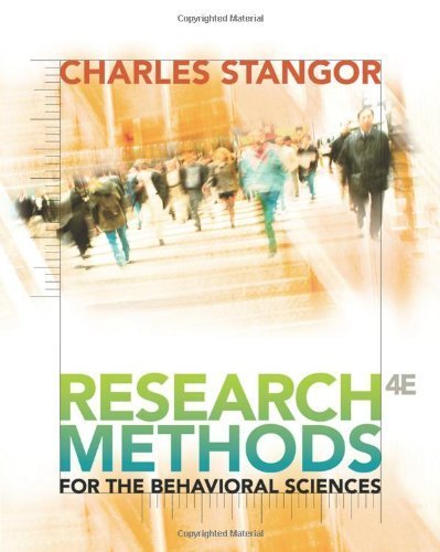 Beispielbild fr Research Methods for the Behavioral Sciences (PSY 200 (300) Quantitative Methods in Psychology) zum Verkauf von Wonder Book