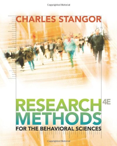 9780840031976: Research Methods for the Behavioral Sciences