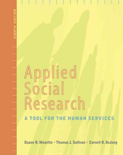 9780840032058: Applied Social Research: A Tool for the Human Services