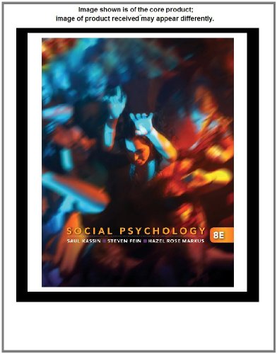 Stock image for Social Psychology for sale by ThriftBooks-Atlanta