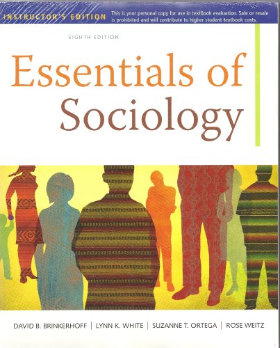 9780840032188: Essentials of Sociology Eighth Edition Instructor'