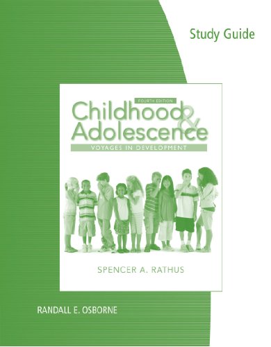 Imagen de archivo de Childhood and Adolescence : Voyages in Development a la venta por Better World Books