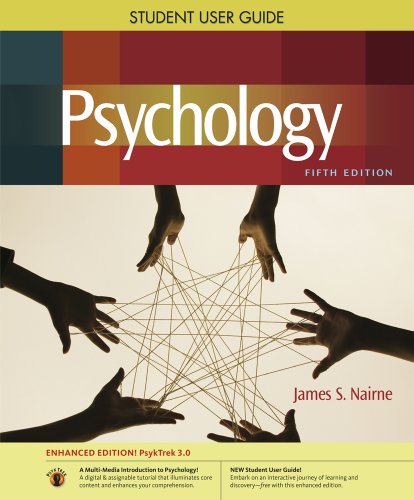 Stock image for Student User Guide with Printed Access Card for Psychology Psytrek 3.0, Enhanced Edition for sale by HPB-Red