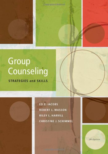 Beispielbild fr Group Counseling: Strategies and Skills, 7th Edition (SAB 220 Group Techniques/Therapy) zum Verkauf von BooksRun