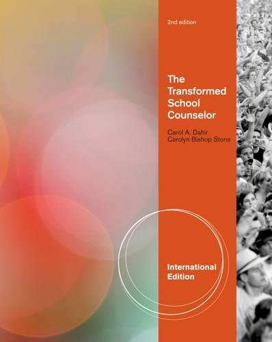 9780840034069: The Transformed School Counselor, International Edition