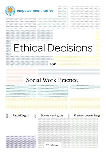 Imagen de archivo de Brooks/Cole Empowerment Series: Ethical Decisions for Social Work Practice (Ethics & Legal Issues) a la venta por HPB-Red