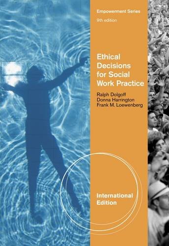 9780840034113: Ethical Decisions for Social Work Practice