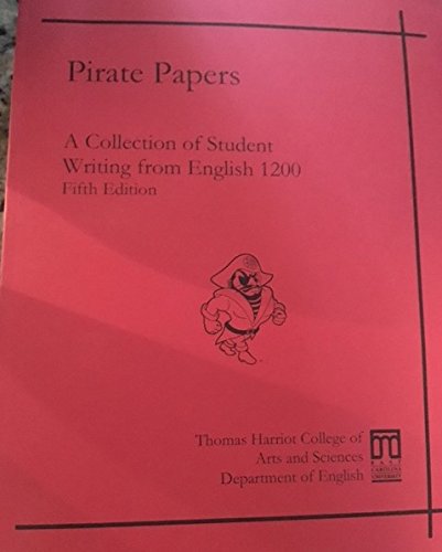 9780840046048: Pirate Papers; A Collection of Student Writing fro