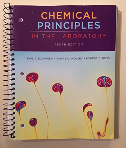 Beispielbild fr Chemical Principles in the Laboratory zum Verkauf von Wonder Book