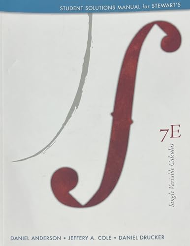 Immagine dell'editore per Student Solutions Manual (Chapters 1-11) for Stewart's Single Variable Calculus, 7th venduto da ThriftBooks-Phoenix