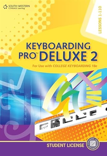 Imagen de archivo de Keyboarding Pro Deluxe 2 Student License (with Individual License User Guide and CD-ROM) a la venta por SecondSale