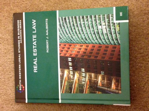 Imagen de archivo de Real Estate Law (South-Western Legal Studies in Business Academic) a la venta por SecondSale