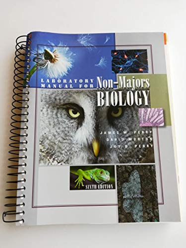 9780840053800: Laboratory Manual for Non-Majors Biology