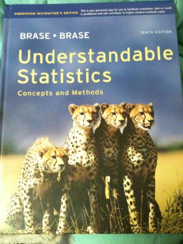 Beispielbild fr Understandable Statistics : Concepts and Methods zum Verkauf von Better World Books