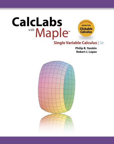 CalcLabs with Maple for Stewartâ€™s Single Variable Calculus, 7th (9780840058119) by Stewart, James