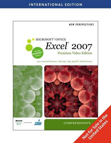 9780840062109: Comprehensive, Premium Video Edition (New Perspectives on Microsoft Office Excel 2007)