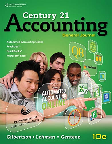 Beispielbild fr Century 21 Accounting: General Journal zum Verkauf von BooksRun
