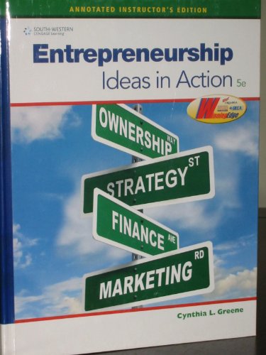 Stock image for Aie Entrepreneurship Idea 5e for sale by Allied Book Company Inc.