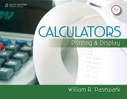 9780840065353: Calculators: Printing and Display