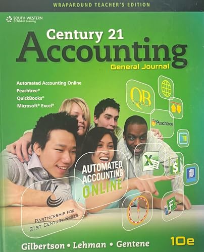 Beispielbild fr Century 21 Accounting : General Journal zum Verkauf von Better World Books