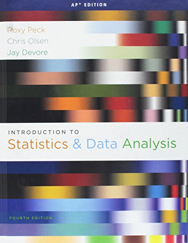 Imagen de archivo de Introduction to Statistics and Data Analysis (AP(R) Edition) a la venta por SecondSale