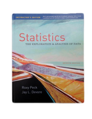 Stock image for Statistics The Exploration & Analysis of Data for sale by ThriftBooks-Atlanta