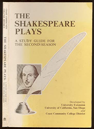 Beispielbild fr The Shakespeare plays: A study guide for the second season zum Verkauf von Wonder Book
