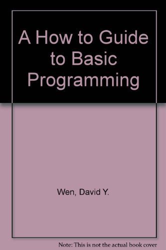 Stock image for A Guide to BASIC Programming for sale by Foggypaws