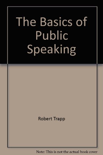 Imagen de archivo de The Basics of Public Speaking a la venta por Better World Books