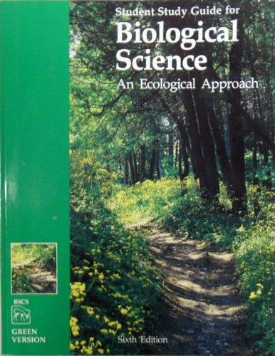 Imagen de archivo de Biological Science: An Ecological Approach (Student Study Guide) a la venta por The Book Cellar, LLC