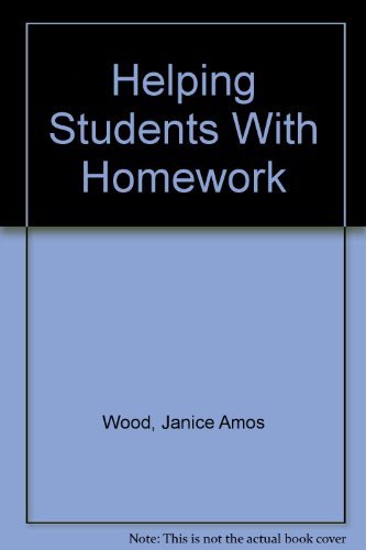 Imagen de archivo de Helping Students with Homework a la venta por Better World Books