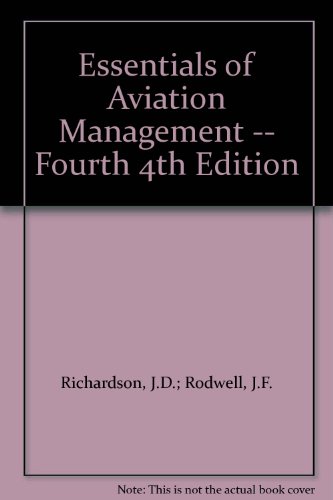 Stock image for Essentials of Aviation Management for sale by ThriftBooks-Dallas