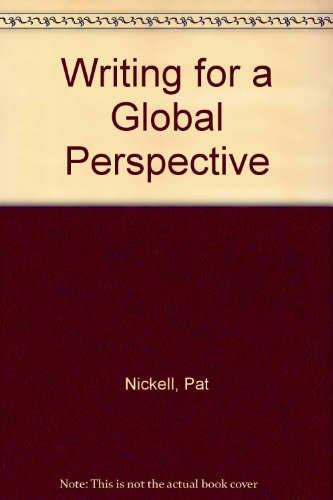Stock image for Writing for a Global Perspective for sale by POQUETTE'S BOOKS