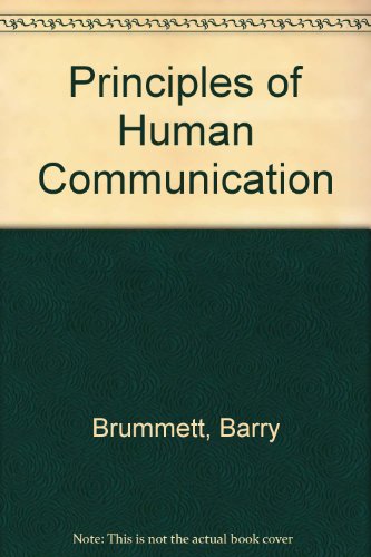 PRINCIPLES HUMAN COMMUNICATION (9780840365033) by SMITH